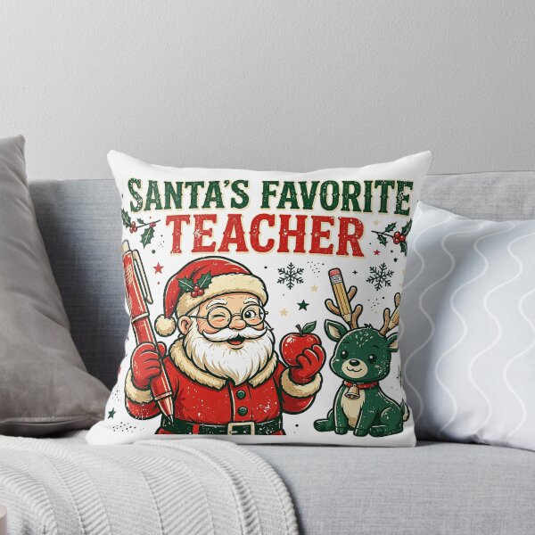 Item preview, Santa's Favorite Teacher — Funny Christmas Teacher Shirt — Gift for Teacher designed and sold by theStaffRoomHQ.
