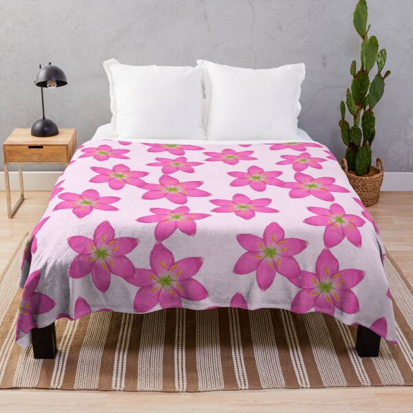 Item preview, Rain Pink Lily Watercolor pattern designed and sold by Fridayscorner.