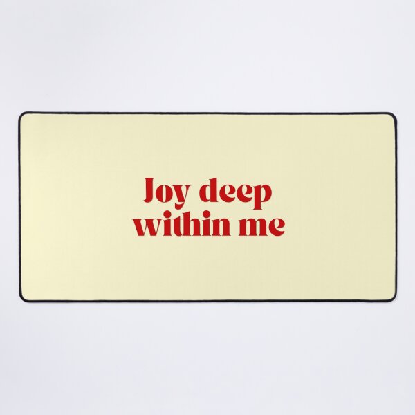 Item preview, (Red) Joy Deep Within Me Minimalist Quote designed and sold by r-wan-design.