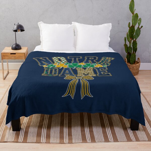 Item preview, Vintage Notre Dame Coquette Style Shamrock Irish Football designed and sold by RockTheFeal.