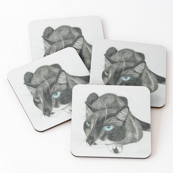 Item preview, Blue-eyed cat lying down designed and sold by CecileLenam.