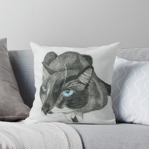 Item preview, Blue-eyed cat lying down designed and sold by CecileLenam.