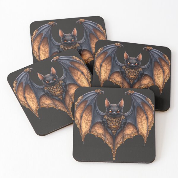 Item preview, Golden Ornate Vampire Bat designed and sold by Log77.