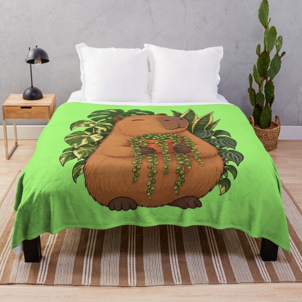 Item preview, Cute Capybara Plant Lover Houseplant Monstera Snake Plant Gift designed and sold by Sycamorre.