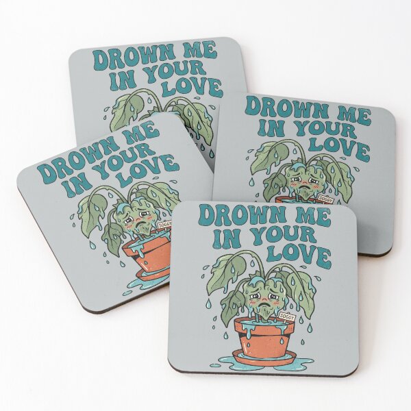 Item preview, Drown Me In Your Love Overwatered Houseplant designed and sold by LayercraftArt.