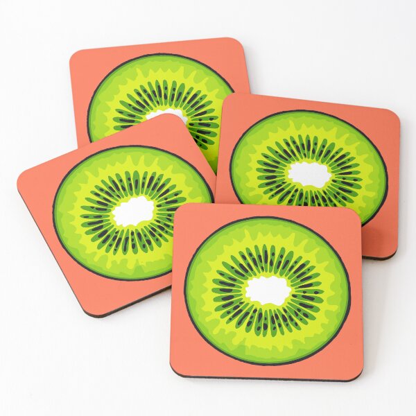 Item preview, Kiwi Slice Illustration | Colourful Fruit Wall Art designed and sold by Swanke Studio.