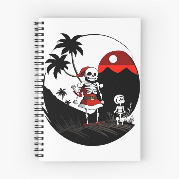 Item preview, Skeleton Santa Beach Holiday designed and sold by For-Cat Studio.