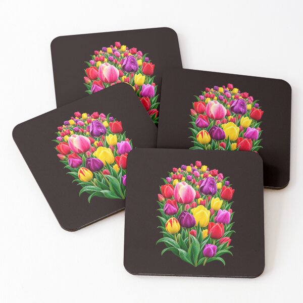 Item preview, Colorful Tulip Field – Spring Flower Art designed and sold by TZehrfeldPhotos.