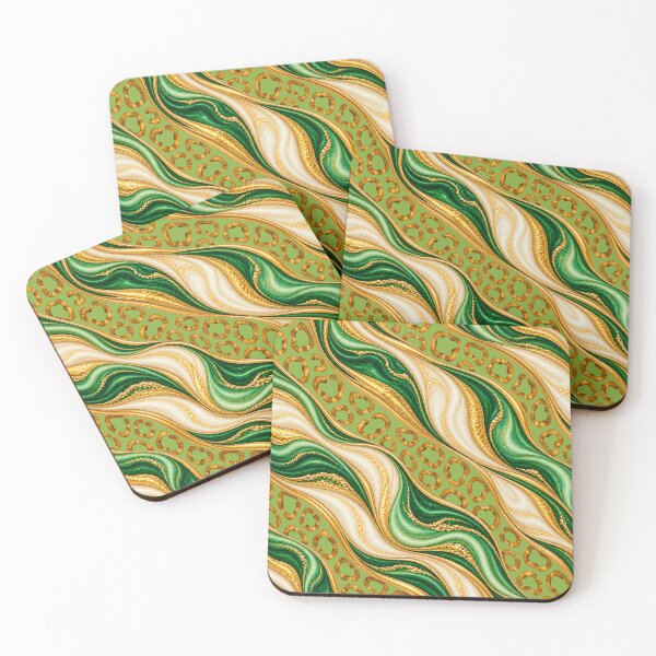 Item preview, Wild Opulence – Peridot Green Marble Fusion designed and sold by annenambiro.