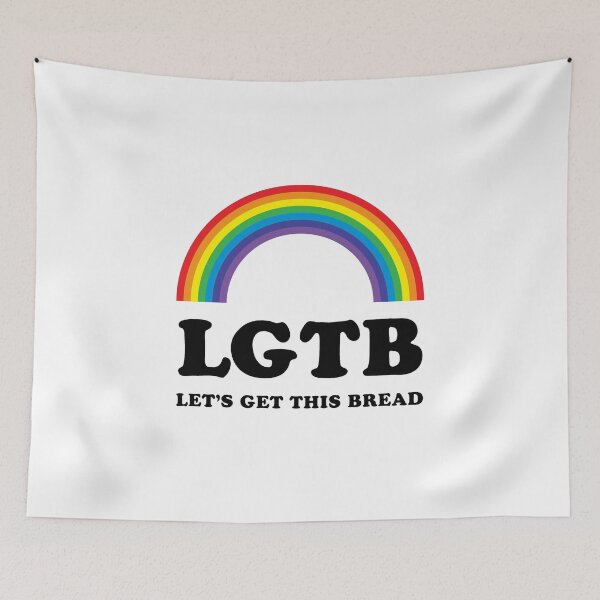 Item preview, LGTB: Let's Get This Bread (Black) designed and sold by updosestudio.