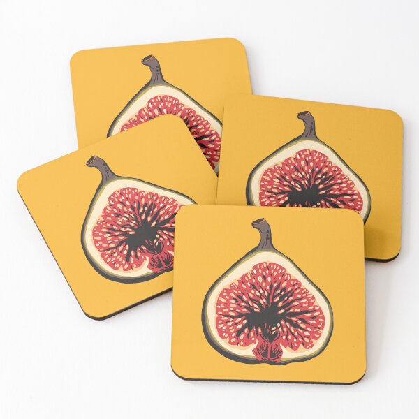 Item preview, Fig Art Print | Colourful Fruit Illustration designed and sold by Swanke Studio.