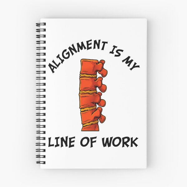 Item preview, Alignment Is My Line Of Work Funny Chiropractor Science Gift designed and sold by ScienceCorner.
