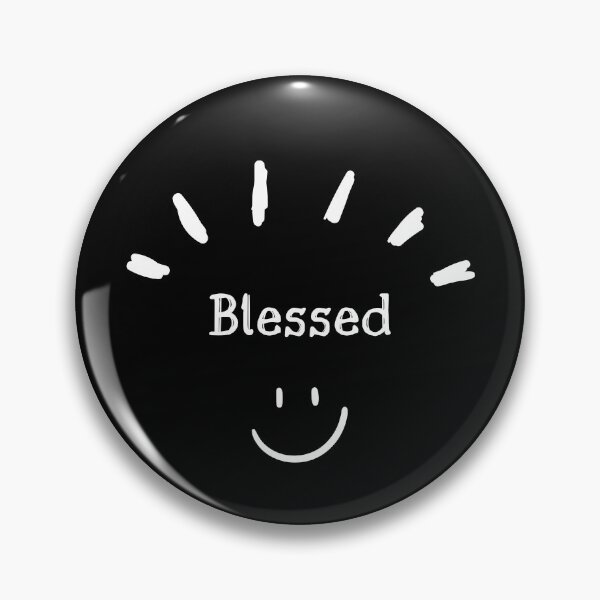 Item preview, Blessed Christian Faith Apparel Black Background Minimalist designed and sold by LensDyn™.