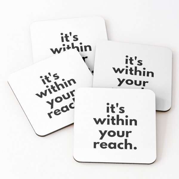 Item preview, It's Within Your Reach Minimal Typography Motivation designed and sold by r-wan-design.
