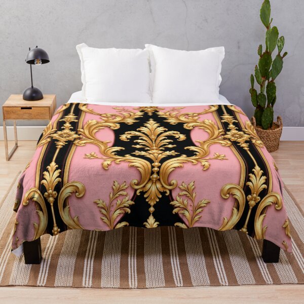 Item preview, Pink, Black & Gold Rococo designed and sold by DesignsByPrnces.
