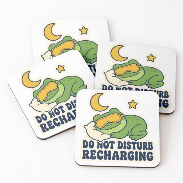 Item preview, Cute Sleepy Frog Do Not Disturb Recharging Introvert Gift designed and sold by mo-carnival.