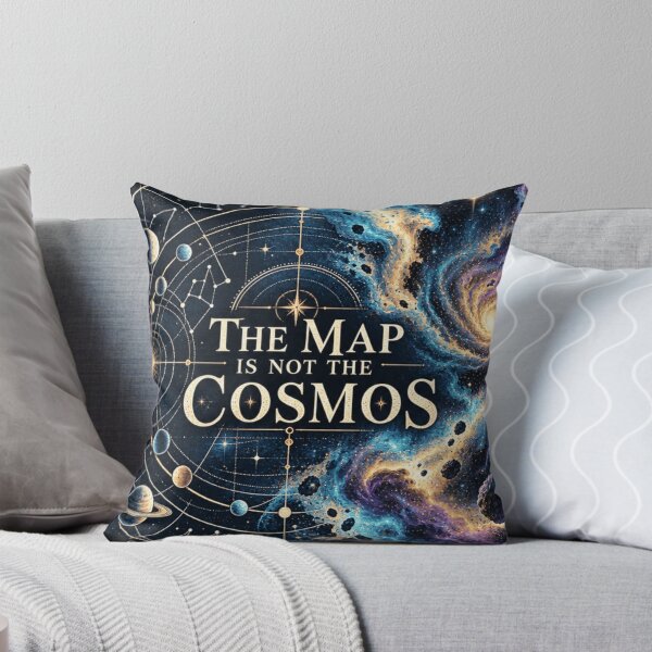 Item preview, The Map Is Not The Cosmos Art - Philosophical Astronomy Design    designed and sold by AstroPal28.