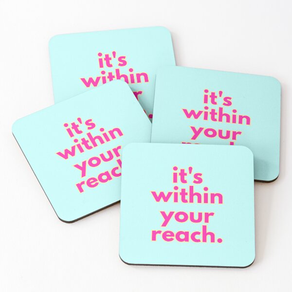 Item preview, (Pink) It's Within Your Reach Minimal Typography Motivation designed and sold by r-wan-design.