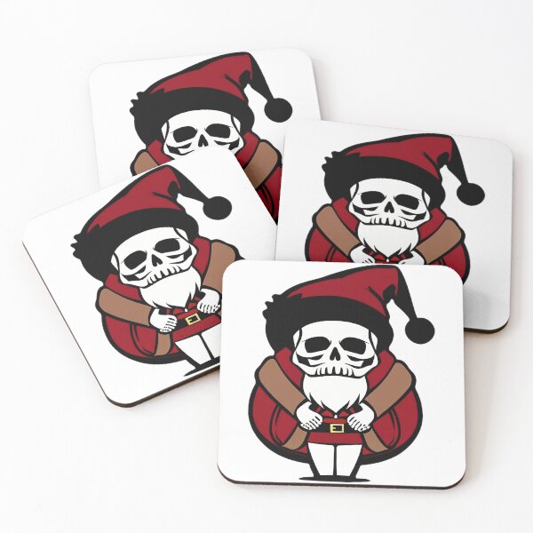 Item preview, Skeleton Santa Holding Gift Sack designed and sold by For-Cat Studio.