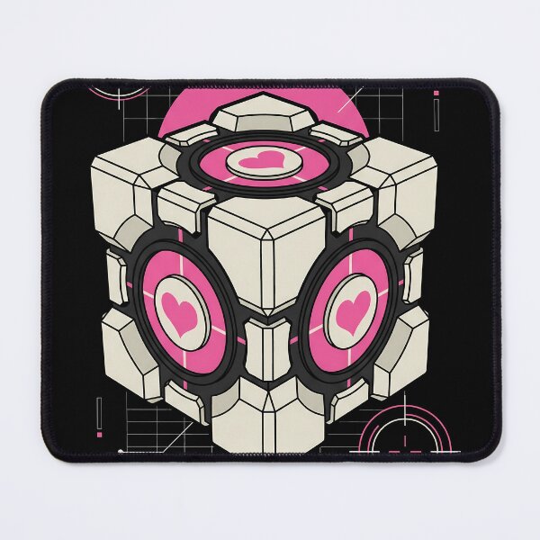 Item preview, The Companion Cube Portal Techwear Anime Gaming Streetwear Tee designed and sold by Senpaiwaves.
