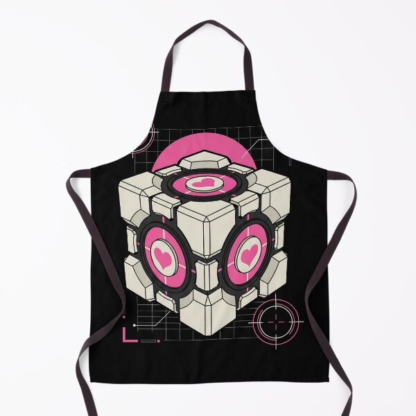 Item preview, The Companion Cube Portal Techwear Anime Gaming Streetwear Tee designed and sold by Senpaiwaves.