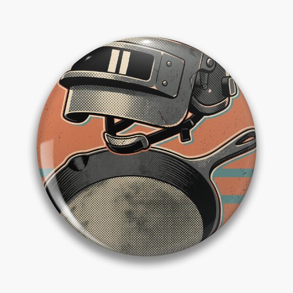 Item preview, The Pan and Level 3 Helmet PUBG Retro Gamer Graphic Tee designed and sold by Senpaiwaves.