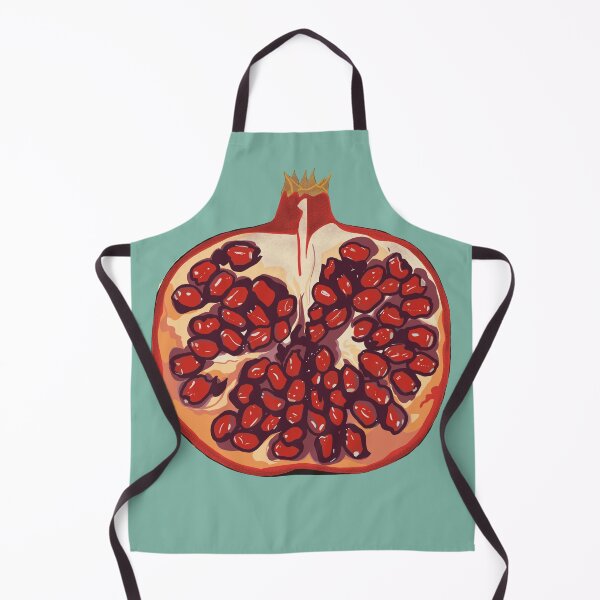 Item preview, Pomegranate Illustration | Colourful Botanical Fruit Wall Art designed and sold by Swanke Studio.