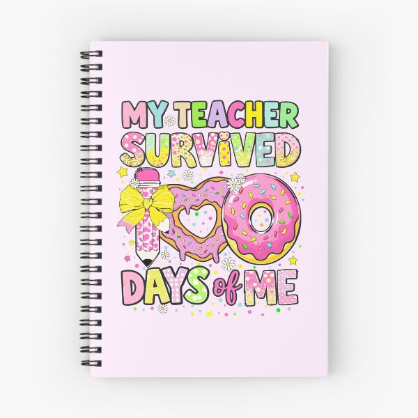 Item preview, My Teacher Survived 100 Days of Me – Funny Donut School Design designed and sold by bimimagic.
