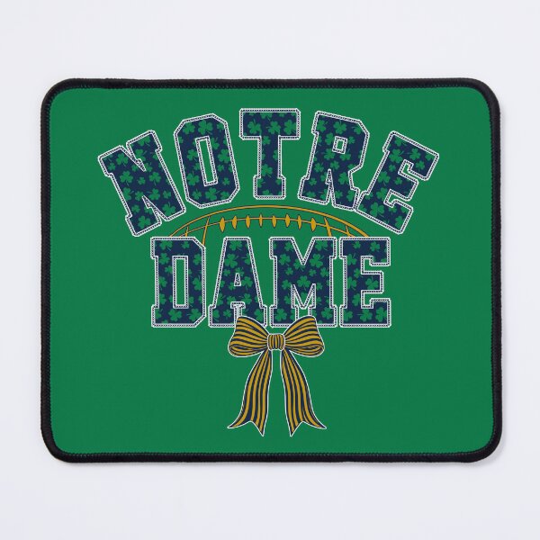 Item preview, Notre Dame Shamrock Bow Irish Football designed and sold by RockTheFeal.