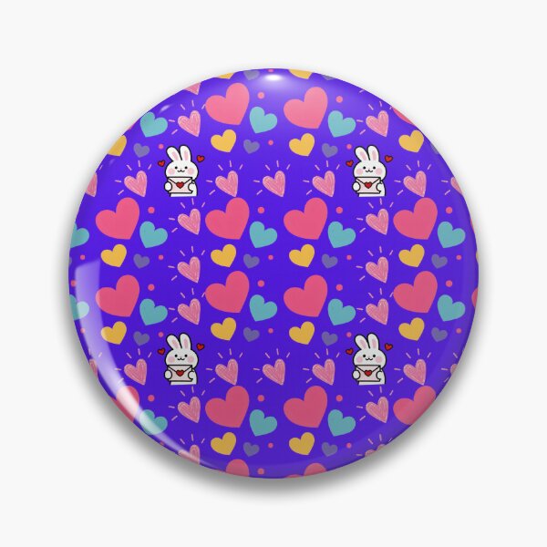 Item preview, Kawaii Bunny Love Letter Hearts Art designed and sold by Azurart2.