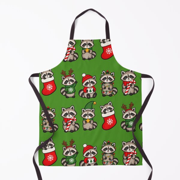 Item preview, Christmas style raccoons designed and sold by Konvero.