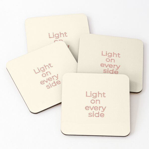 Item preview, (Red) Light On Every Side Inspirational Christian Quote designed and sold by r-wan-design.