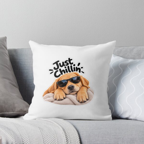 Item preview, Chill Golden Retriever Wearing Sunglasses designed and sold by hydro surf.