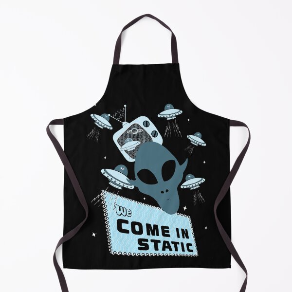 Item preview, ALIEN RETRO.WE COME IN STATIC. RETRO SPACE FANS.GEEK CULTURE. designed and sold by Jagil_art.