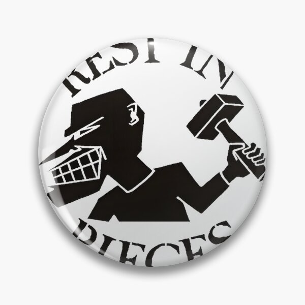 Item preview, Rest in Pieces NYHC Hardcore Punk Inspired Graphic Design designed and sold by nou4man.