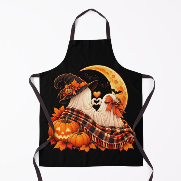 Item preview, Cute Ghost Couple Halloween Romantic Spooky Couple Gift designed and sold by Corvoria.