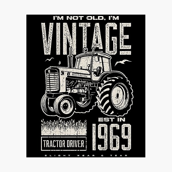 Item preview, Vintage Tractor Farmer Birthday Born In 1969 designed and sold by JRRTs.