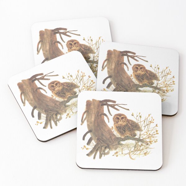 Item preview, Vintage Owl On The Tree Nature T-Shirt designed and sold by Teufel Design.