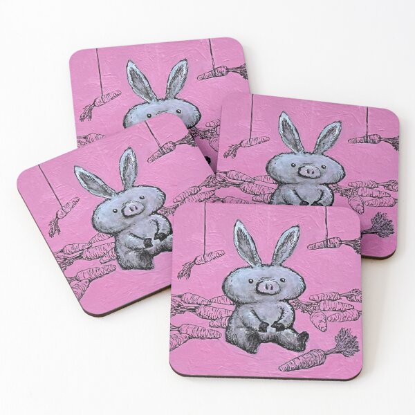 Item preview, Bunny Carrot Pink designed and sold by KANIWAL.