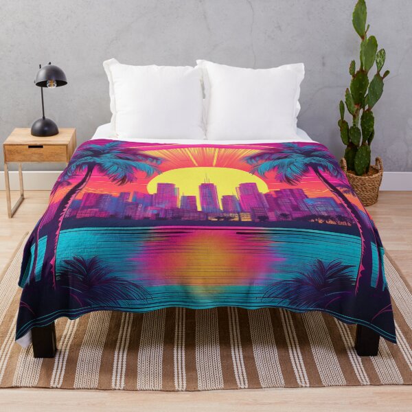 Item preview, Neon Tropical City Sunset designed and sold by ChernivtsiSkoda.