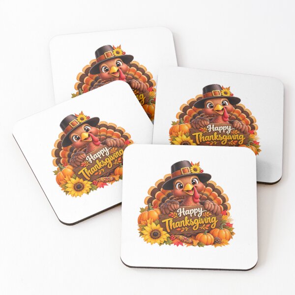 Item preview, Happy Thanksgiving Cute 3D Turkey Autumn Harvest designed and sold by rrenriddle.