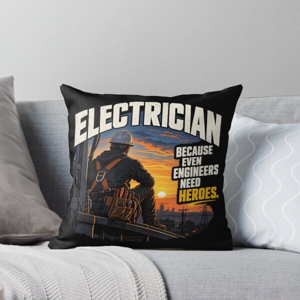 Item preview, Even Engineers Need Heroes – Electrician designed and sold by amndro.
