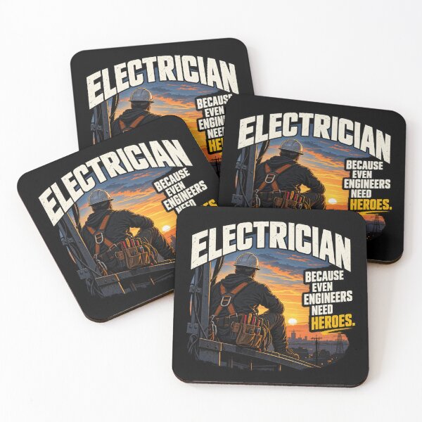 Item preview, Even Engineers Need Heroes – Electrician designed and sold by amndro.