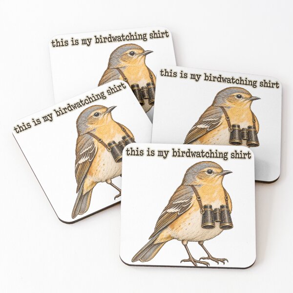 Item preview, Funny Birdwatching Shirt Bird With Binoculars designed and sold by BumbleBloom7.