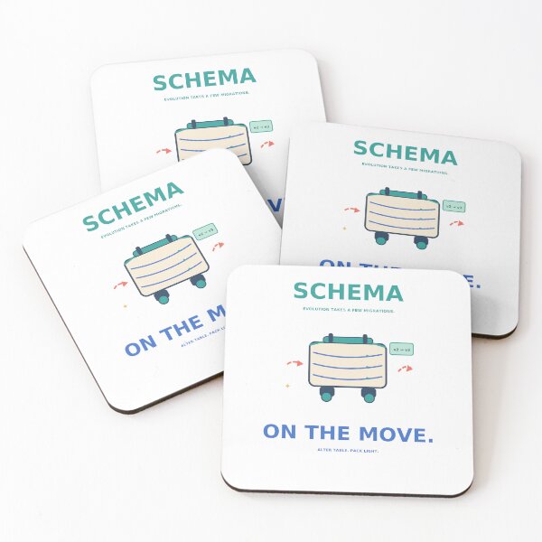 Item preview, Schema on the Move - Funny Database Migration Humor designed and sold by Ink and Wink.