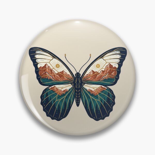 Item preview, Mountains Hidden in Butterfly Wings designed and sold by ELmestka.