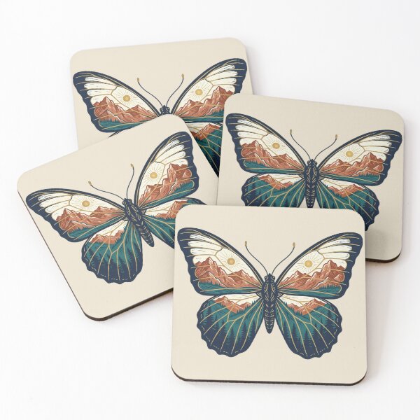Item preview, Mountains Hidden in Butterfly Wings designed and sold by ELmestka.