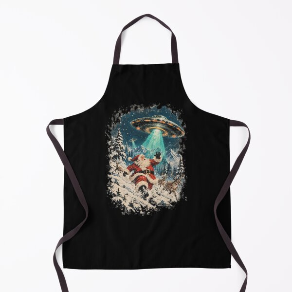 Item preview, Santa vs Aliens | Funny UFO Christmas Abduction designed and sold by kjanedesigns.