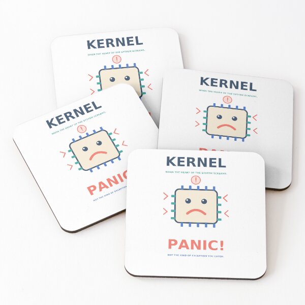 Item preview, Kernel Panic - Funny Linux Sysadmin Error Design designed and sold by Ink and Wink.