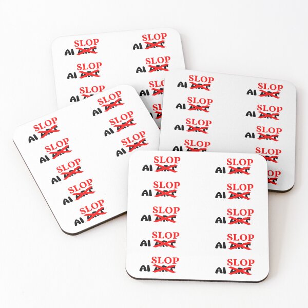 Item preview, AI Slop AI Art Crossed Out Sticker Pack/Sheet designed and sold by SlimyFish.